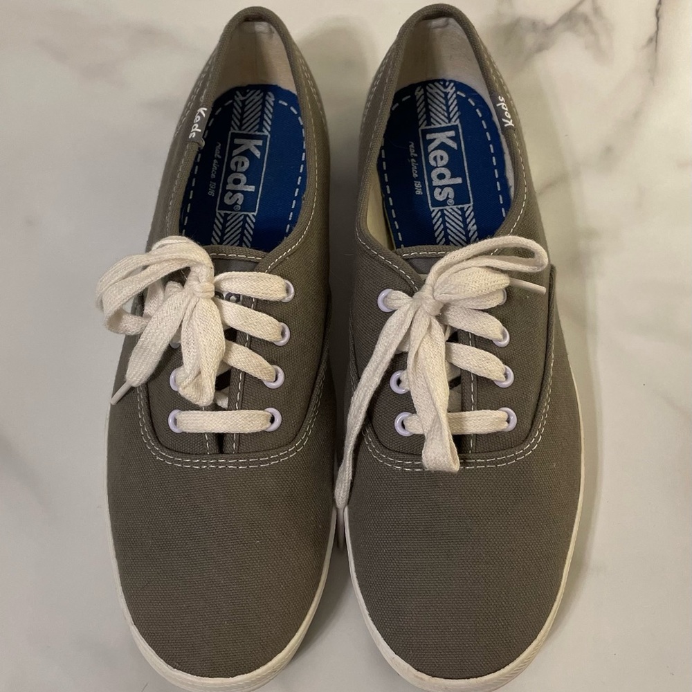 Keds Gray Canvas Sneakers